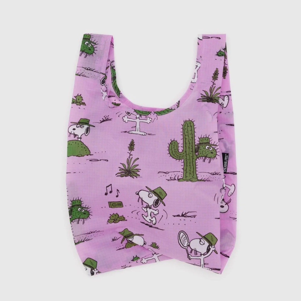 NWT BAGGU - Baby Baggu - Peanut Collab Pink Spike